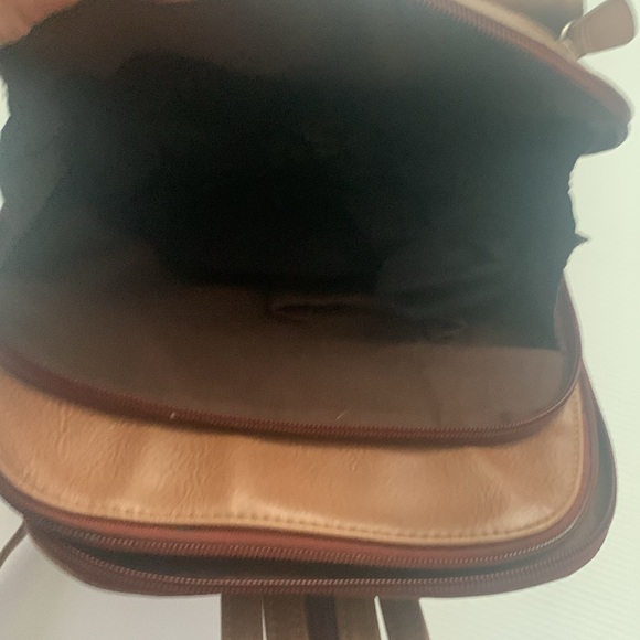 COPY - Via Roma nap sack/ purse vintage,brown - Picture 7 of 11